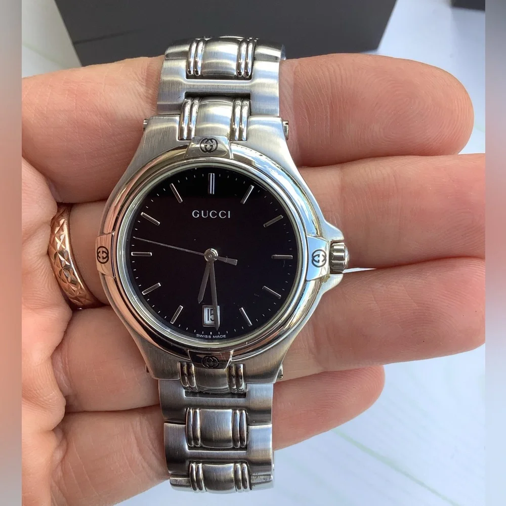 Mens Gucci Stainless Steel Bracelet Watch🌟🌟